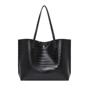 Tote Korean Style Crocodile Pattern Large Capacity Women’s Bag