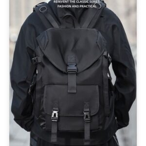 Men’s Women’s Waterproof Travel Backpack With Laptop Compartment, Large Capacity Oxford Rucksack For Hiking, Outdoor,