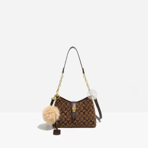 Women’s Crossbody Bag Drawstring Handbag High-End Fashion Winter Style New Design