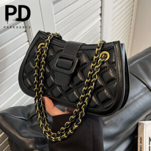High-Quality Textured Small For Women, Spring/Summer New Fashion Niche Quilted Chain Bag, Women’s Crossbody Bag