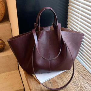 2026 Autumn Winter New Tote Fashion Casual Retro Shoulder Textured Women’s Trendy Large Capacity Bag