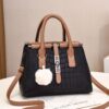 053# Crocodile pattern black