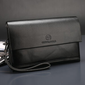 Business Men’s Clutch Bag Casual Soft Leather Large Capacity Wallet NewHandbag