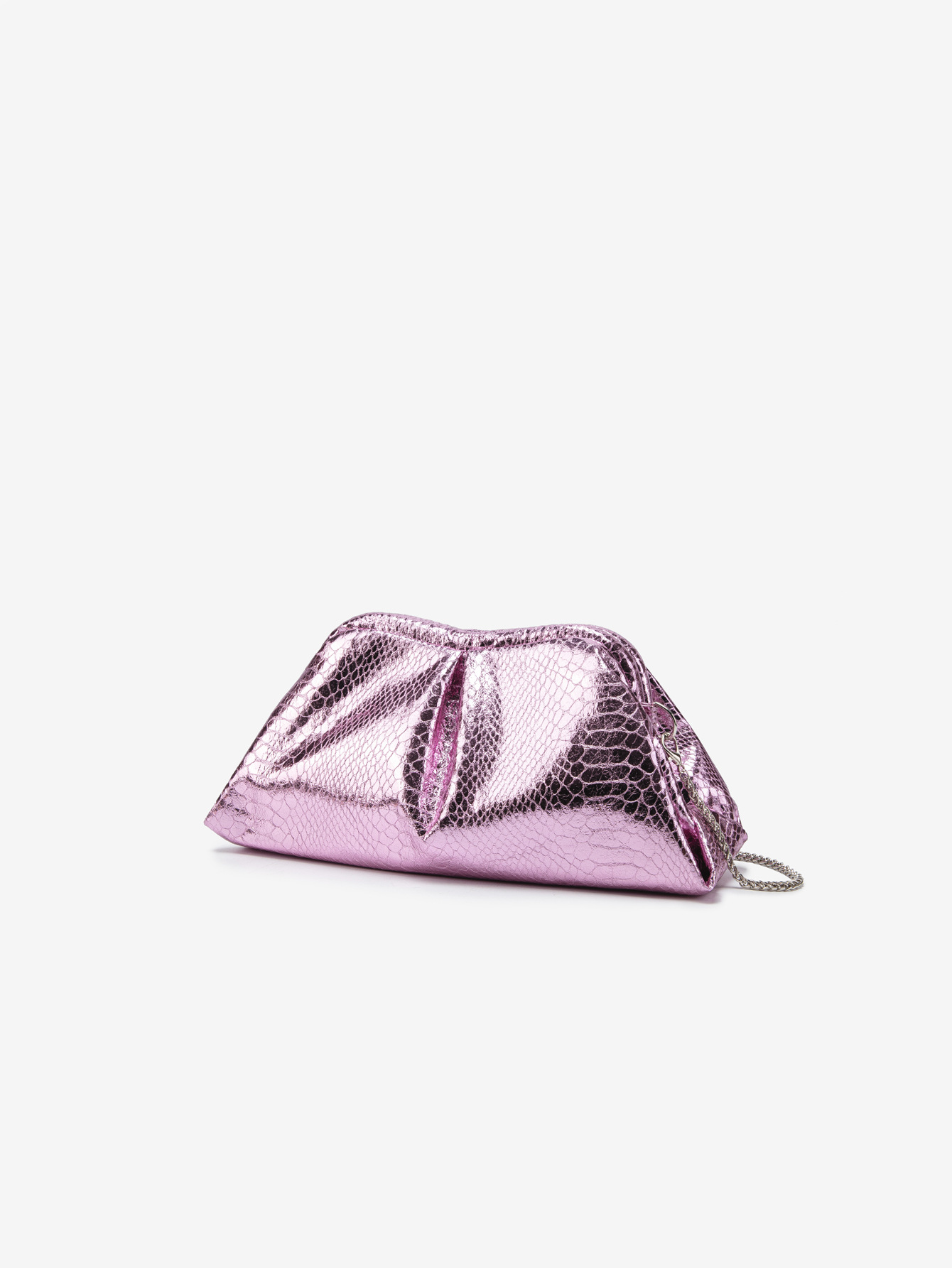 Snake Pattern Chain Shoulder Cloud Clip E Commerce Women's Evening Clutch Bag - Image 7