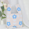 blue and white flowers