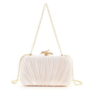 New Cross Border Pleated Clutch Banquet Women S Socialite Dress Wedding Evening Bag