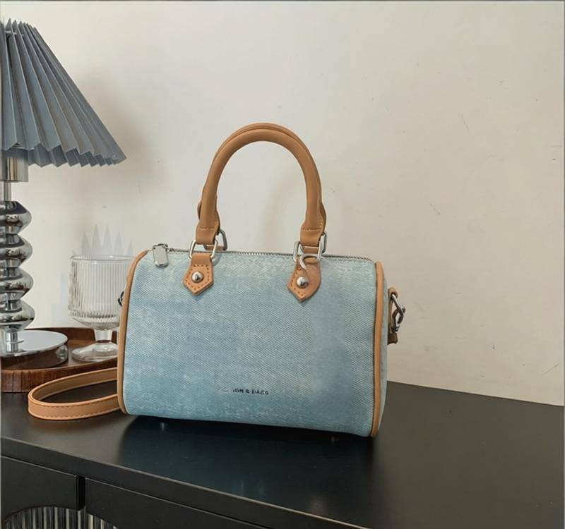 Luxury Women's Denim Handbag New Style Crossbody Shoulder Bag For Everyday Use Boston Pillow Design - Image 11