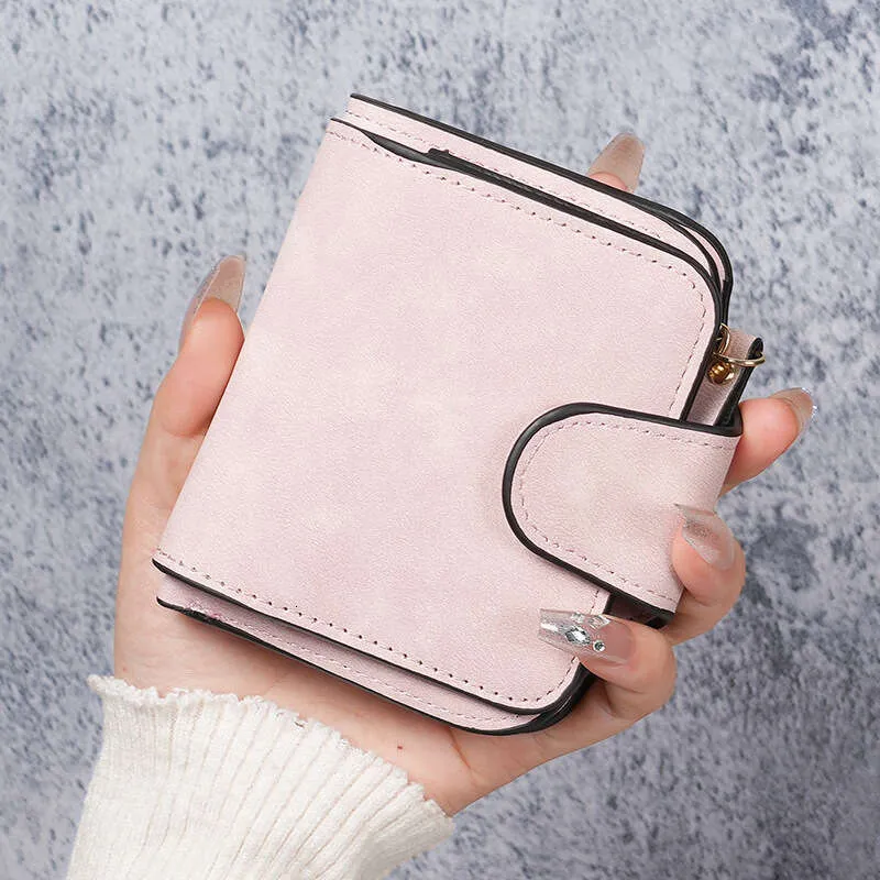 New Korean Style Fashion Wallet Short Multi-Card Slot Simple Coin Purse Women's Bag - Image 4