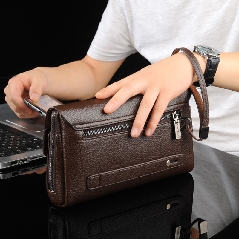 Bags Men's Business Casual Fashion Anti Theft Password Lock Clutch One Piece Dropshipping - Image 3
