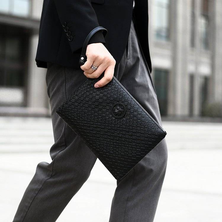 New Business Men's Hand Personality Tiger Head Multi-layer Mobile Phone Key Bag - Image 5