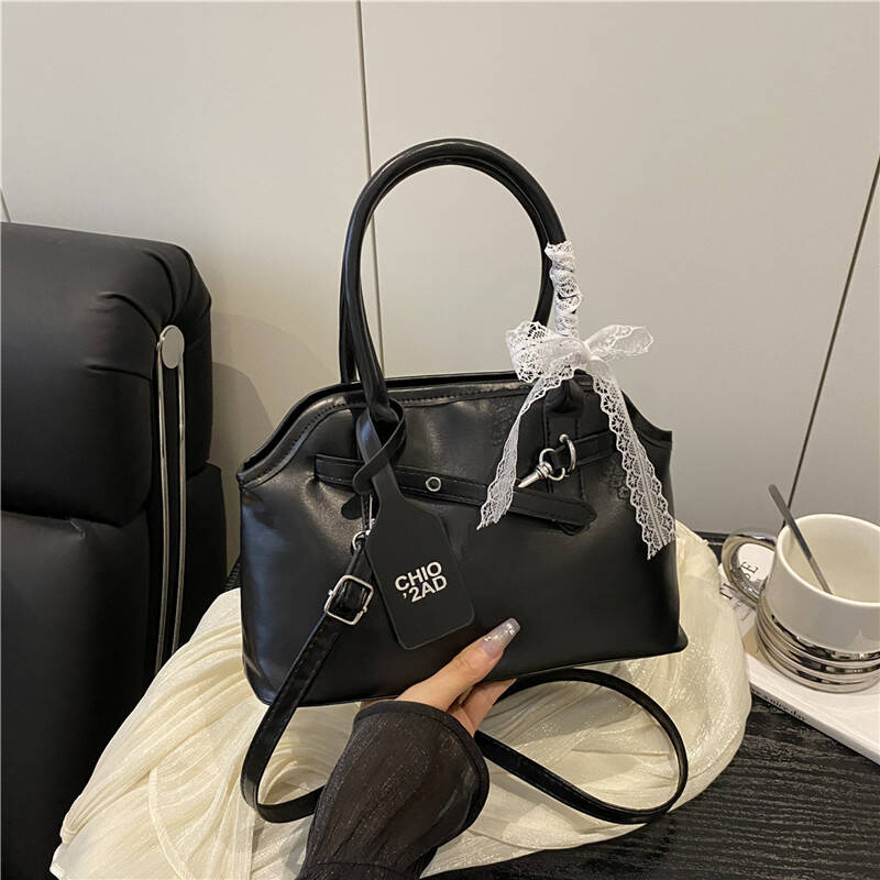 Pink Lace Bow Mini Satchel Bag Women Top Handle Adjustable Crossbody Daily Handbag - Image 10