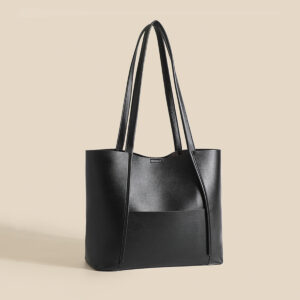 Women’s Fashion Large Capacity Simple Bucket Casual Upper Shoulder Tote Bag