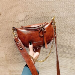 New Style 2026 Internet Celebrity Versatile Super Hot Chest Women Ins Trend Diagonal Cross Fashion Waist Single Shoulder