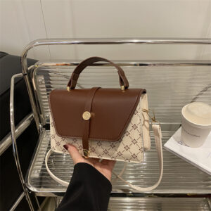 2026 Spring New Fashion Trendy Small Square Casual Texture Niche Women’s Simple Shoulder Crossbody Bag