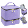 Bamboo pattern purple cotton