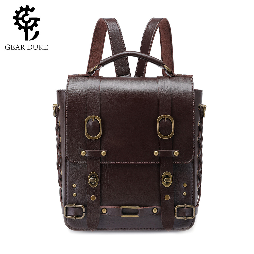 New Retro Style Backpack Niche Chain Women's One-shoulder Crossbody Bag