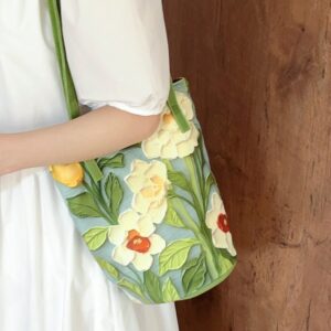 Fresh Design High-End Single Bucket For Women 2026 New Large Capacity Printed Fashion Versatile Shoulder Bag
