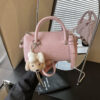 Pink with pendant.