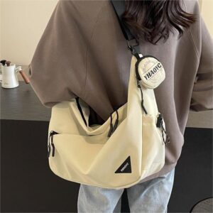 Fashion New Versatile Casual Large Capacity Canvas For Women Simple Dumpling High-end Trendy Crossbody Bag