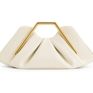High Quality 2026 Spring New Leather Cloud Banquet Folding Bag, Handheld Women’s Bag