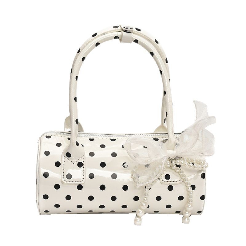 2026 New Dotty Handbag Small Tote Korean Style Trendy Pillow Polka Dot Multifunctional Crossbody Women's Bag - Image 5
