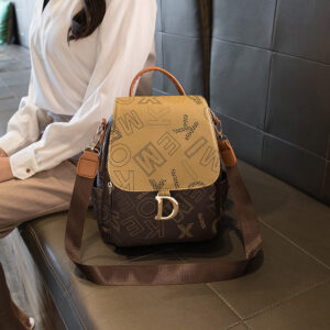 Foreign Trade For Women 2026 New European And American Fashion Printed Letter Backpack Versatile Large Capacity Casual