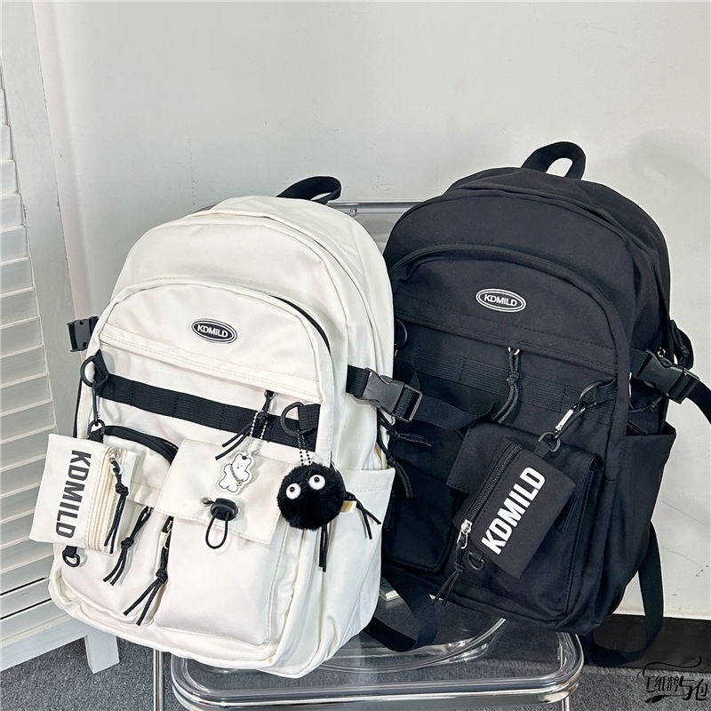 Versatile Tooling Style School Bag Female Student Large Capacity Japanese Travel Backpack Male - Image 6