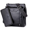 Black clutch bag