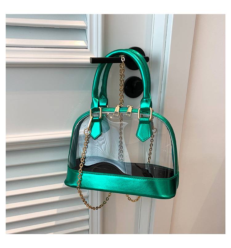 Transparent Jelly Fashion 2026 New Handbag Women's Chain Shoulder Crossbody Bag