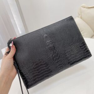 Maufacturer Me’s Hadbag Casual Large Capacity Soft Leather Busiess Embossed Wallet Social Bag For Youg
