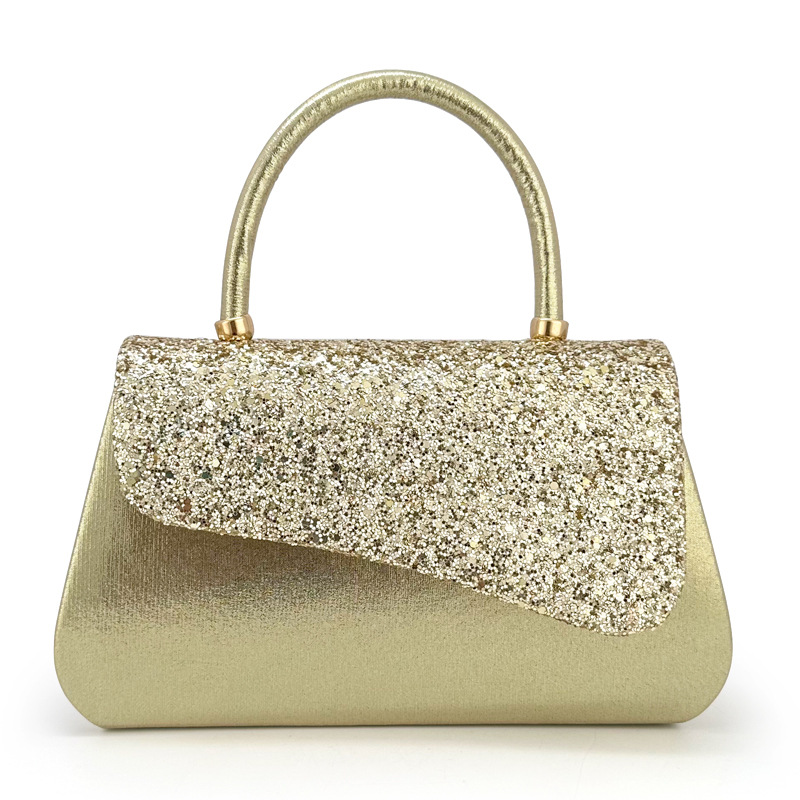 New Fashion Shiny Wedding Bridesmaid Elegant Dress Party Handbag Princess Bag - Image 5