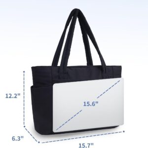 In Stock New Quilted Tote Large Capacity Women Laptop Ladies Handbag Lightweight Shoulder Bag