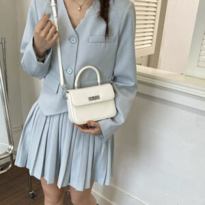 Spring/Summer New Women’s 2026, Unique Solid Color Handbag, Fashionable Versatile Shoulder, Large Capacity Crossbody