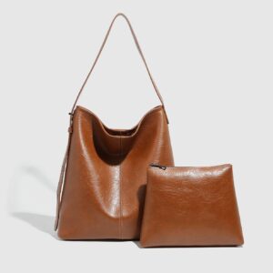 Minimalist Soft Leather Women With Adjustable Strap – Spacious And Versatile For Daily Use Shoulder Crossbody Tote Bag