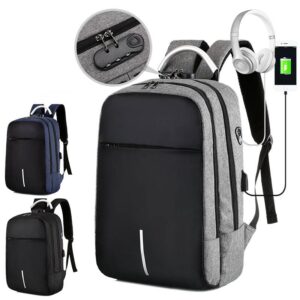 Professional Waterproof Laptop For Men & Women – Large Capacity Anti-Theft USB Charging Oxford Business Backpack With