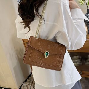 Fashionable Snake Head 2026 New Model Single Shoulder Chain Coin Purse Stylish High-end Crossbody Bag For Women