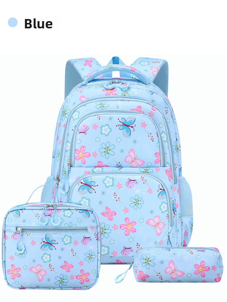 New Style Schoolbag For Girls Grades 3-6 Shoulder Support Lightweight Large Capacity - Image 6