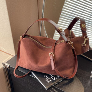 Cross-Border High-Value Large Capacity Simple Commuter Shoulder Handbag Summer Fashionable Stylish Women’s Bag