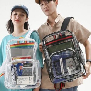 Best Selling PVC Transparent Trendy Schoolbag For Students Men’s And Women’s Business Backpack