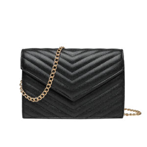 Women’s Caviar Patterned Chain Autumn/Winter Style Leather Envelope Crossbody Small Square Bag