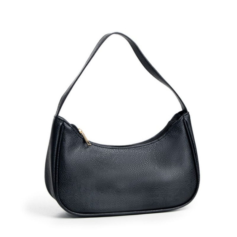 High-end Niche Design Baguette Shoulder Bag Cute Hobo Handbag Mini Clutch With Zipper - Image 6