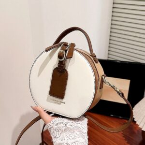 Popular Round Small Handbag For Women, 2026 Spring New Trendy Ins High-quality Fashion Shoulder And Crossbody Bag