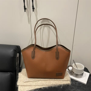 Women Large Capacity Tote Bag, Casual Shoulder Handbag, Stylish Work Commuter Underarm Bag