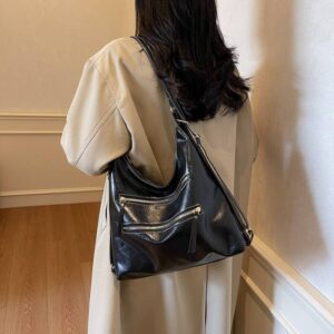 Casual Commuter Retro Tote Autumn And Winter New Large-capacity High-grade Shoulder Bag