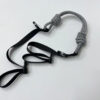 Black extended shoulder strap