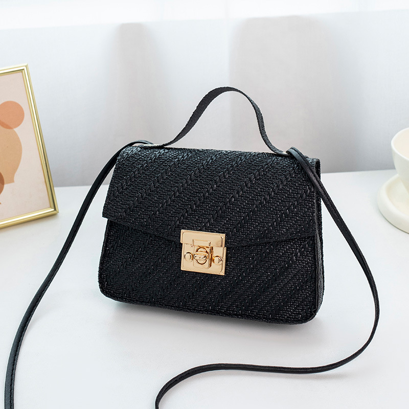 Fashion Embossed For Women Fresh Sweet Drawstring Crossbody Shoulder Small Square Bag - Image 6