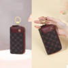 Burgundy with brown