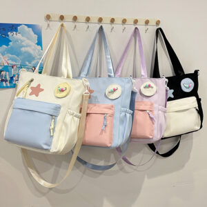 2026 New Fashion Simple Fresh High-end Single Shoulder Bag Large Capacity A4 Lightweight Handbag For Women