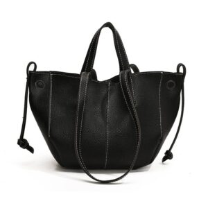 Textured Lychee Pattern Platinum Bag Handbags For Women Large Capacity Shoulder Messenger Bags