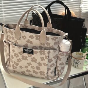 High Quality Original Handmade 3D Floral Handbag With Thick Zipper, Women’s Easy Commuting Handbag, Single Shoulder
